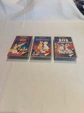 Lot De 3 CASSETTES VIDÉO VHS WaltDisney 101 Dalmatiens Les Aristochats La Belle 
