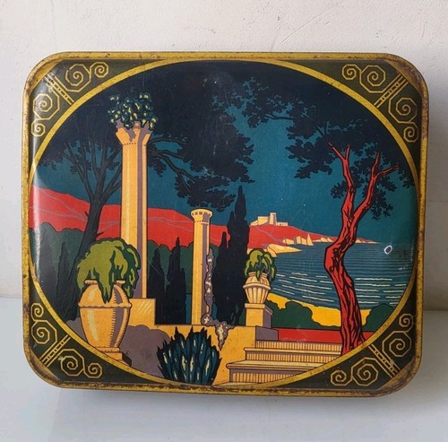 Ancienne boîte métal - métal, tôle