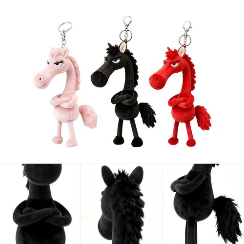 Porte clés peluche cheval - porte-clés,