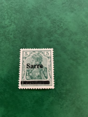 Timbre sarre emis en - n°4,