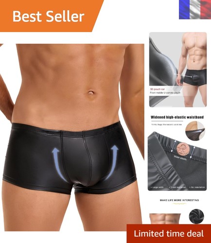 Boxer simili cuir homme - cuir,