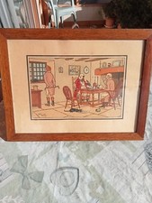 Très Jolie Gravure Harry Eliott 1882___1959.Repas De Chasse.A Voir.Nr