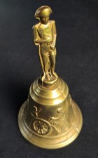 Jolie Cloche Napoléon En Bronze Empire, Décor Artillerie, France, 12.5 cm, 190 g