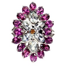 925 Bague en Argent Ovale