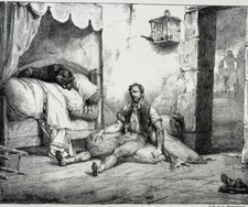 Membres Estomac LITHOGRAPHIE