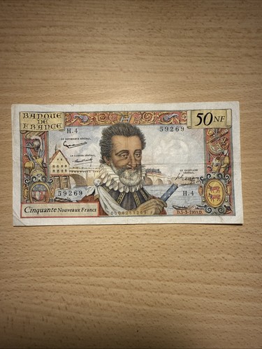 Billet cinquante - 50, nf