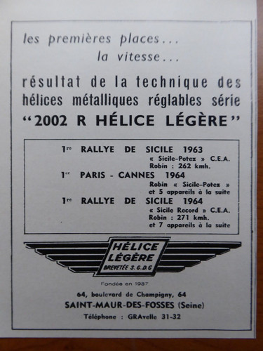 1965 pub helice legere - 3/1965,