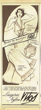 Publicité Advertising 0824  1952    lingerie Nylon Vitos  jupon Josette sous vet