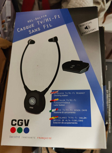 Cgv dolfin saphir casque - -casque, tv