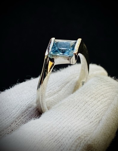 Bague ag925 topaze - , ou