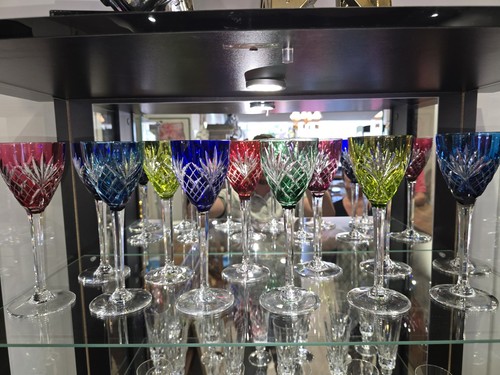 Coupes verres colorés - coupes, /