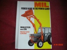ANCIENNE BROCHURE PUBLICITAIRE CHARGEUR FRONTAL MIL MASTER MK 2A    UK