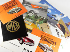 MG DÉPLIANTS / BROCHURES Midget - MGB - MARK II & III - MK - GT