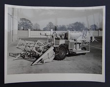 Photo ancienne BRAUD moissonneuse batteuse A2080 tractor tracteur Traktor 6