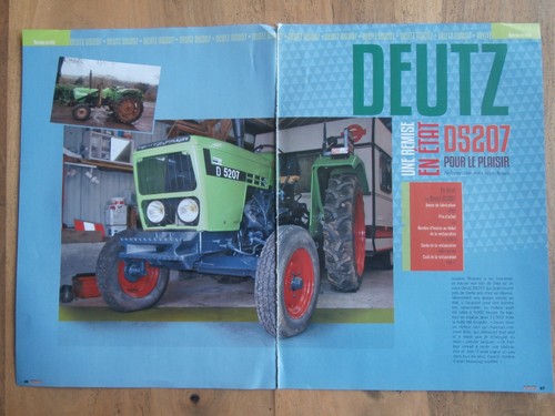 Documents tracteur deutz d - documents, le