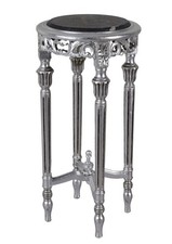 Table D'Appoint Baroque Argent