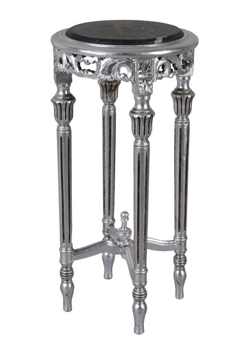 Table appoint baroque - table, argent