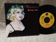 Madonna 45 T 7"  Rescue Me , Import USA, Art Picture Sleeve  État Excellent 