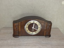 vintage wooden clock quartz Battery art deco vtg retro old carved french art