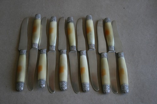 Couteaux fromage anciens - 11, à