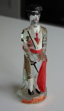 ancienne bouteille de Brandy en forme de matador toreador vide Espagne