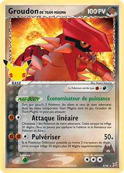 Carte pokémon groudon team - pokémon,