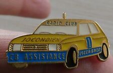 PIN'S VOITURE RALLYE TALBOT SAMBA JOCONDIEN PIZZA SHOP RADIO CLUB CB ASSISTANCE