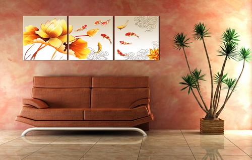 Koi fish lotus flowers ready - koi,