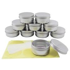 Lot de 10 bocaux vides en