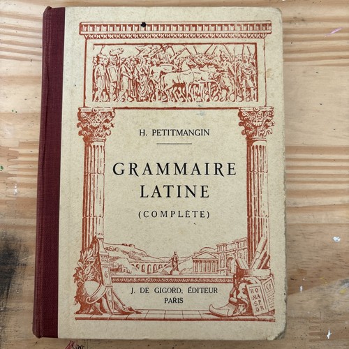 Livre ancien grammaire - grammaire, latine