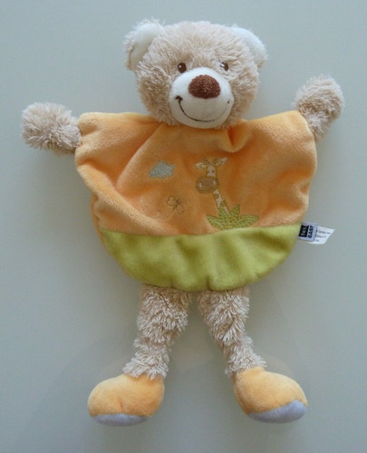 Doudou plat arrondi tex - plat,