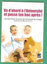 Bambin carte non postale Bébé  ..passe ton Bac(cheval bois) ".ed.Cartapub