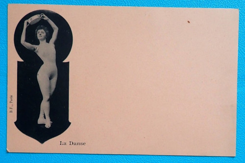 Cpa 1900 femme - la, danse