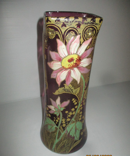 Tres joli vase rouleau legras - ,
