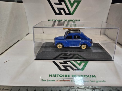 Miniature renault 4cv - 4cv, bleue
