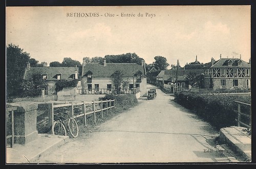 Cpa rethondes entrée - rethondes,,