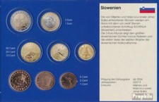 Pièces slovénie SLO1- 3 neuf