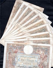 Lot de 10 billets anciens –