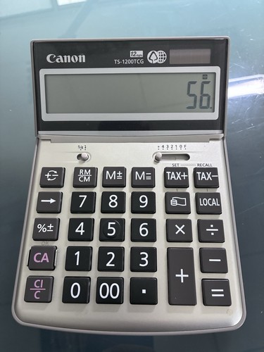 Canon 1200tcg calculatrice - canon, ts-1200tcg