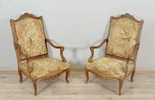 Paire de fauteuils style Régence