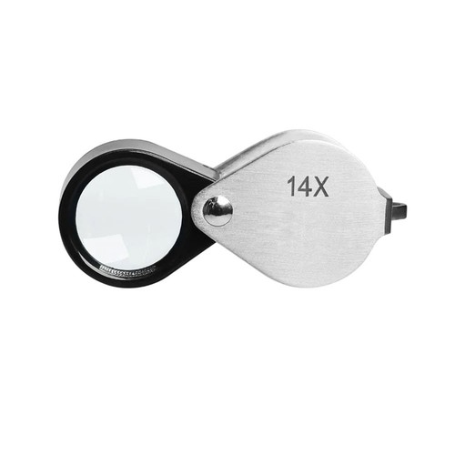 Loupe acier pliable 14x 20x - en,