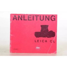 Leica CL :  Mode d'emploi en Allemand . Original, pas de photocopie