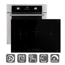 Cuisinière: 60cm Four encastrable BO8810SS + 77cm Plaque Induction IH87705FZ