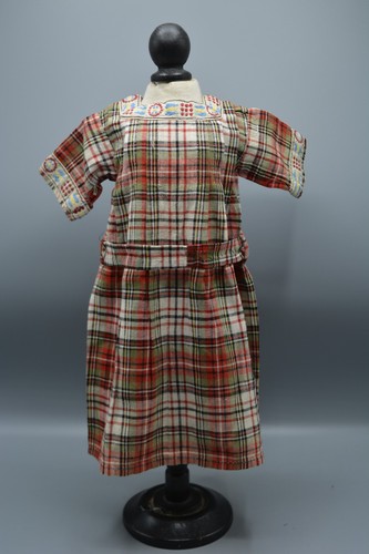 Robe ancienne pour - poupee,