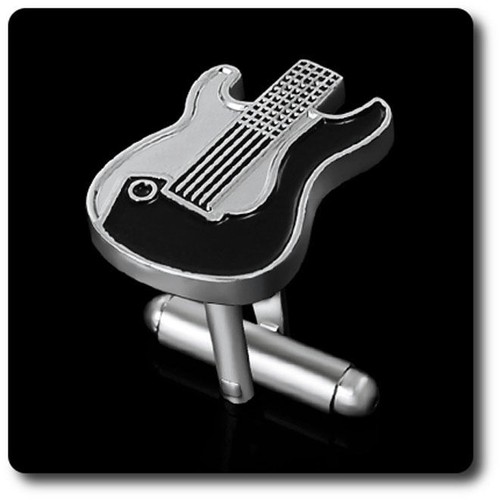 Boutons manchettes guitare - boutons, de