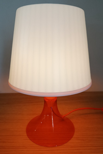 Lampe table orange ikea - lampe,