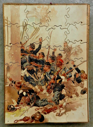 Puzzle ancien bois et - ancien,