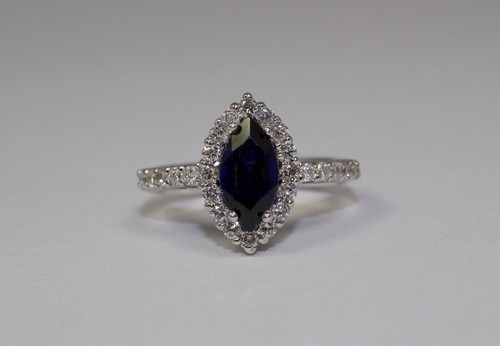Bague halo argent sterling - halo,