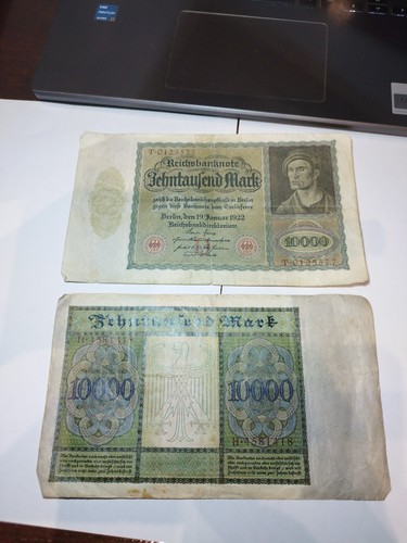 Billet 10000 marks - marks, empire