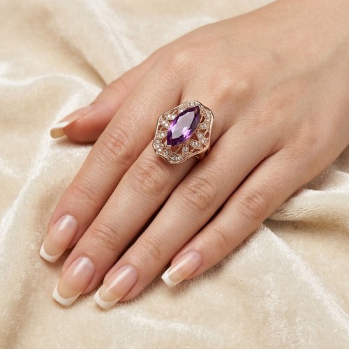 Bague rose en - rose,